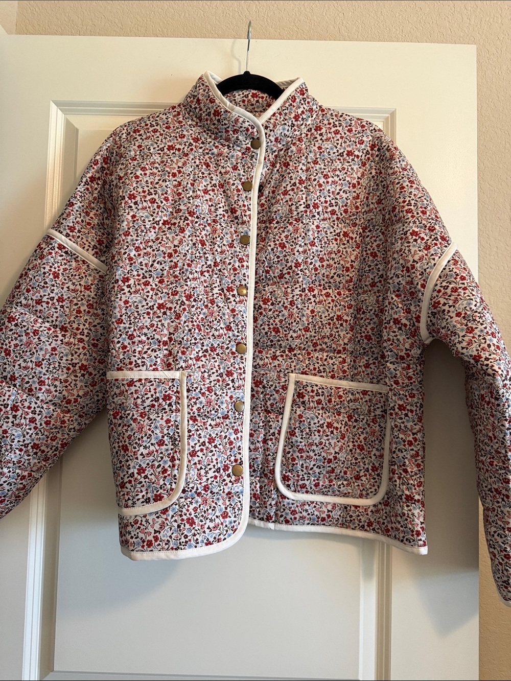 Discount Divas Quilted Floral Utility Jacket